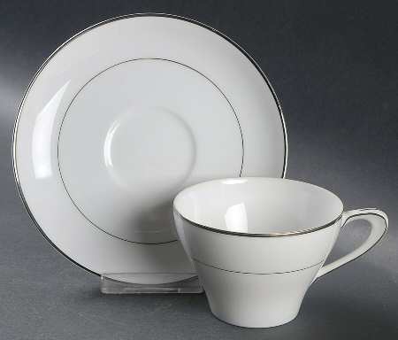 Wedding Day Flat Cup & Saucer Set