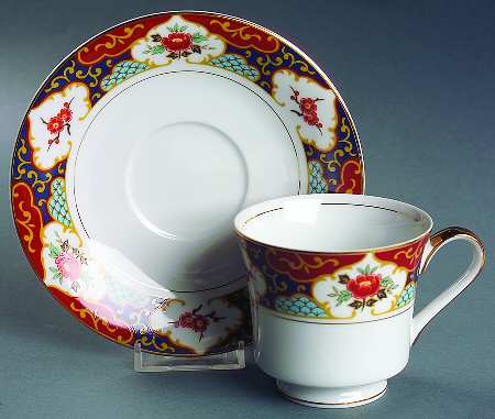 Kyoto Footed Cup & Saucer Set