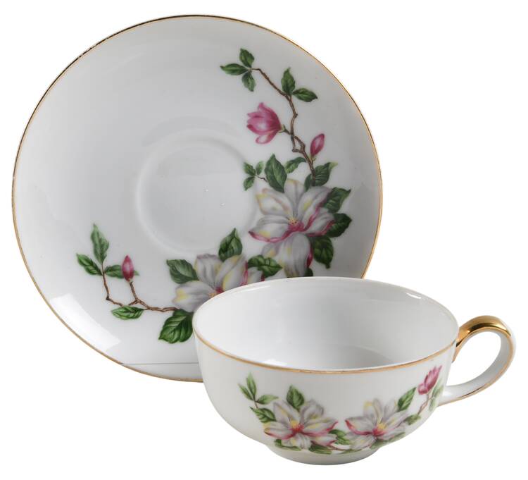 Brenda Flat Cup & Saucer Set