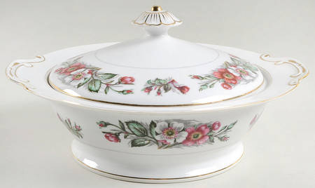 Montana Rose Round Covered Vegetable