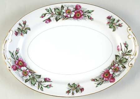 Montana Rose 11" Oval Serving Platter