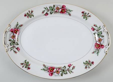 Montana Rose 14" Oval Serving Platter
