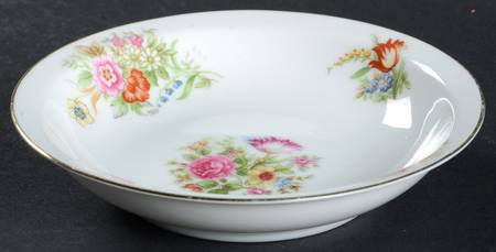 Sunnyvale (No Green Border) Rim Fruit/Dessert (Sauce) Bowl