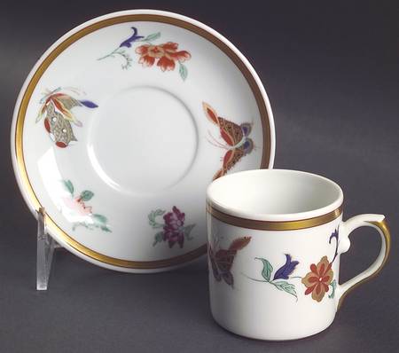 Ashley Flat Demitasse Cup & Saucer Set