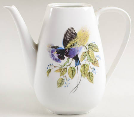 Bird of Paradise Coffee Pot No Lid