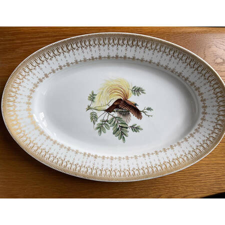 Bird of Paradise 15" Oval Serving Platter