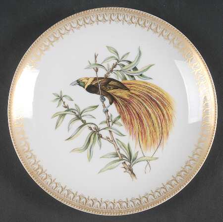 Bird of Paradise Salad/Dessert Plate