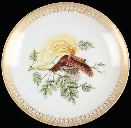 Bird of Paradise Salad/Dessert Plate