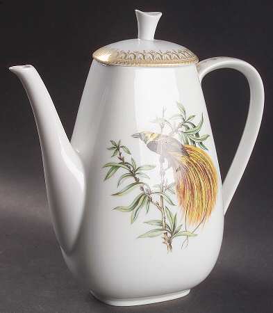 Bird of Paradise Coffee Pot & Lid