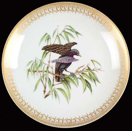 Bird of Paradise Salad/Dessert Plate