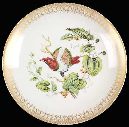 Bird of Paradise Salad/Dessert Plate