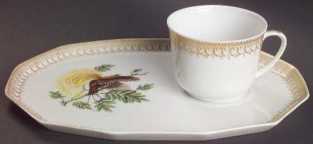 Bird of Paradise Snack Plate & Cup Set