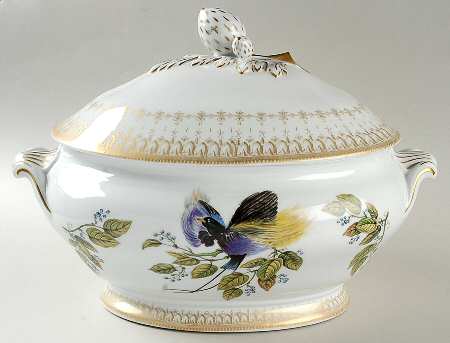 Bird of Paradise Oval Tureen & Lid