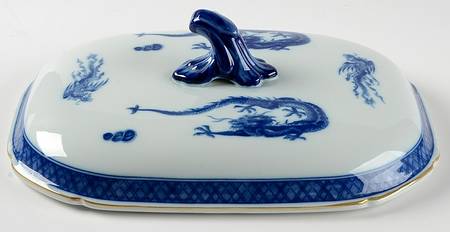 Blue Dragon (Brown Trim) Lid for Tureen