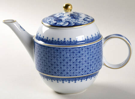 Blue Lace Tea for Two Teapot