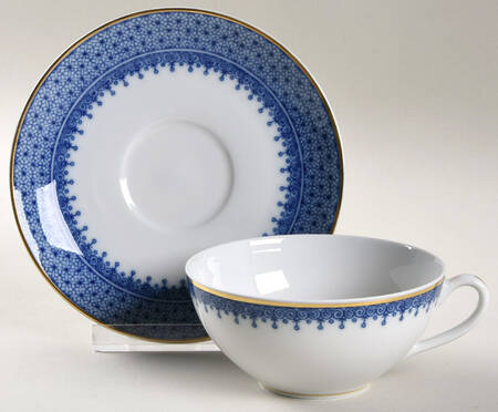 Blue Lace Tea for Two Cup & Saucer Set