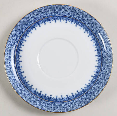 Blue Lace Saucer for Cream Soup Bowl