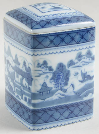 Canton Cigarette Box & Lid