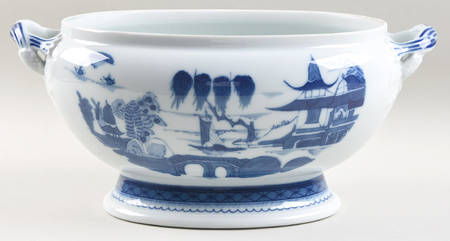 Canton Oval Tureen No Lid
