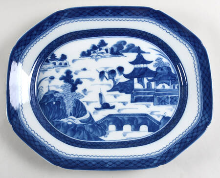 Canton 14" Octagonal Serving Platter