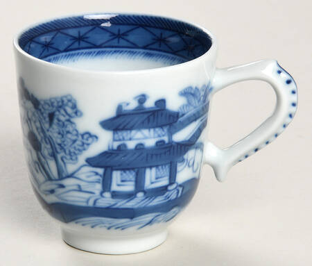 Canton Footed Demitasse Cup