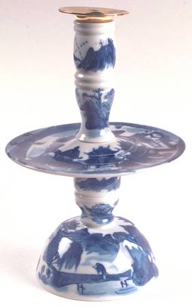 Canton 10" Candlestick & Brass Peg