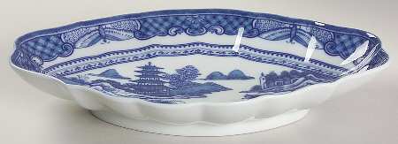Canton Large Lobed Bowl