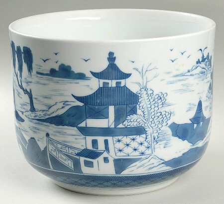 Canton Large Temple Jar No Lid