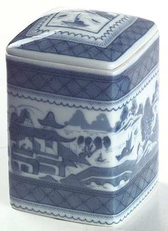 Canton Square Box with Lid