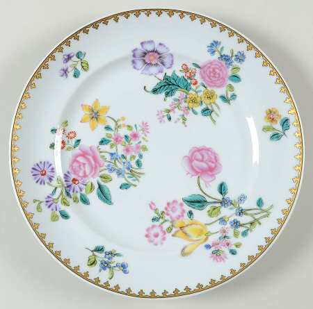 Castle Rose Salad/Dessert Plate