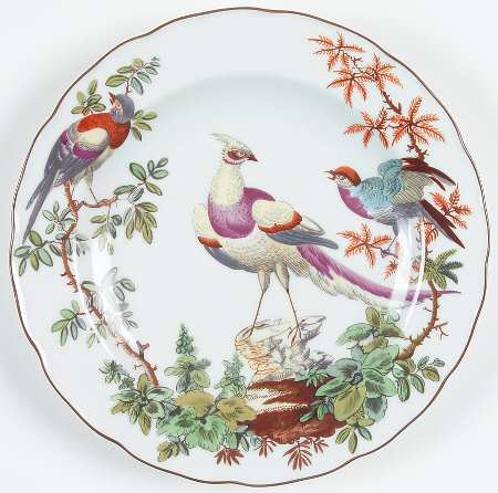 Chelsea Birds Salad/Dessert Plate