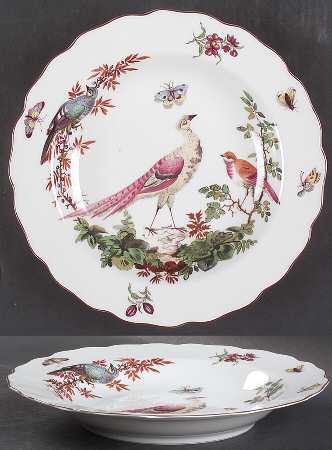 Chelsea Birds Large Rim Soup Bowl