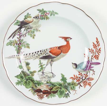 Chelsea Birds Salad/Dessert Plate