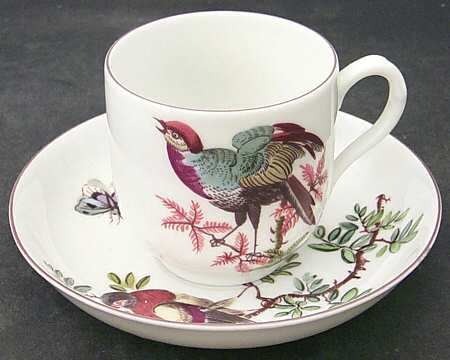 Chelsea Birds Flat Cup & Saucer Set