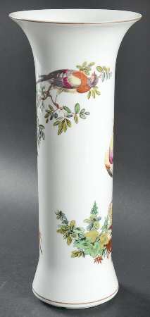 Chelsea Birds 11" Trumpet Vase