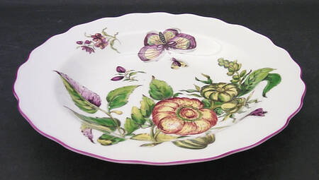 Chelsea Botanical Large Rim Soup Bowl