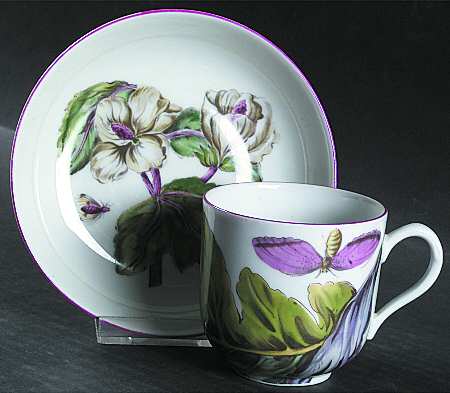 Chelsea Botanical Flat Cup & Saucer Set