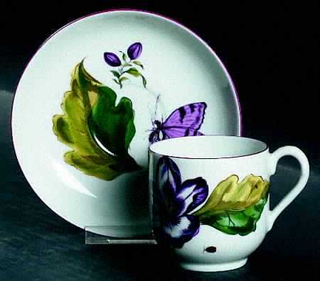 Chelsea Botanical Flat Cup & Saucer Set