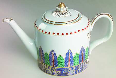 Charleston Feather Teapot & Lid