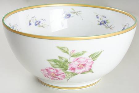 Charleston Flowers 9" Salad Serving Bowl