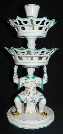 Famille Verte (Green Background) Epergne