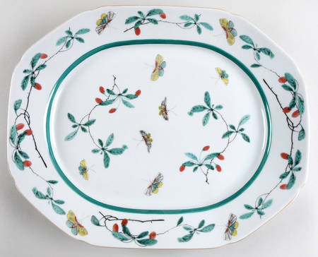 Famille Verte (Green Background) Underplate for Tureen