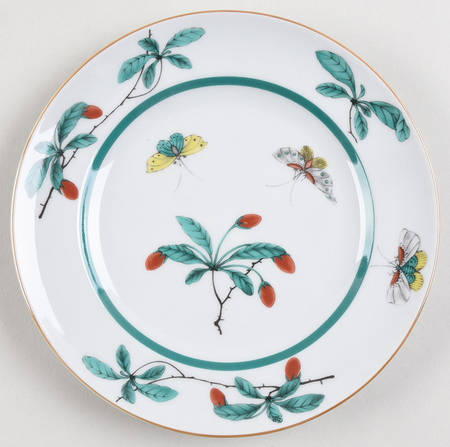Famille Verte (Green Background) Bread & Butter Plate