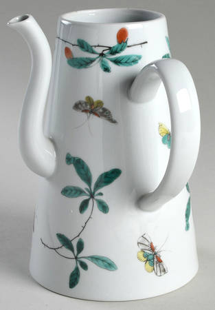 Famille Verte (Green Background) Coffee Pot No Lid