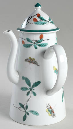 Famille Verte (Green Background) Coffee Pot & Lid