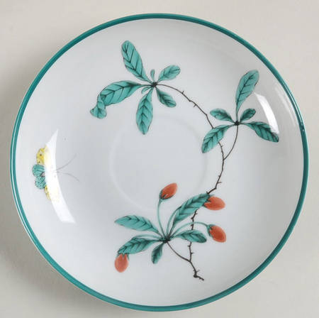 Famille Verte (Green Background) Saucer