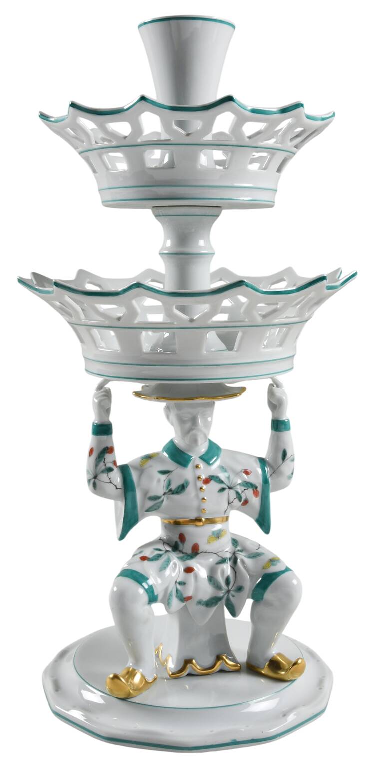 Famille Verte (Green Background) Small Epergne