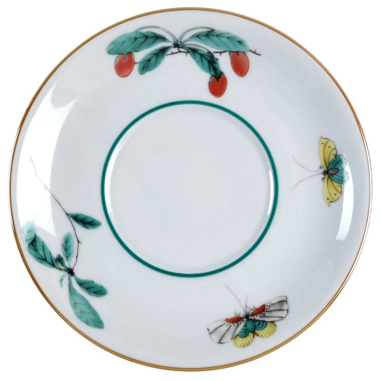 Famille Verte (Green Background) Saucer for Flat Cup