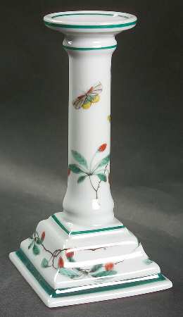 Famille Verte (Green Background) 6" Candlestick
