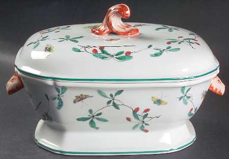 Famille Verte (Green Background) Tureen & Lid